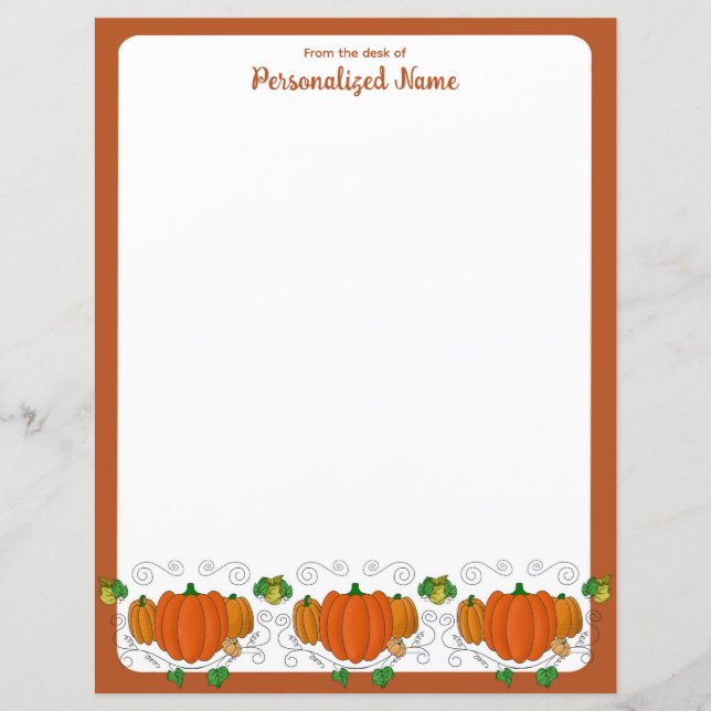 It's Fall Y'all - Unlined Paper Sheet (Front)