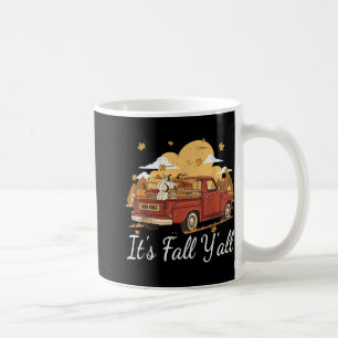 Its Fall Yall Vintage Farmer Truck Pumpkin Autumn Coffee Mug