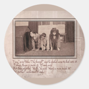 It's Father, Exclaimed Wendy Classic Round Sticker