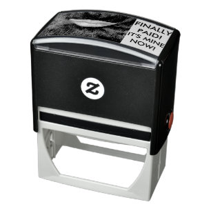 IT'S FINALLY PAID Rubber Stamp