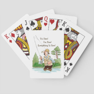 It's Fine Fishing Playing Cards