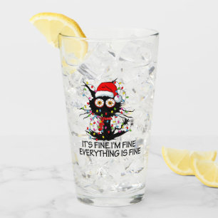 It's Fine! Glass Tumbler