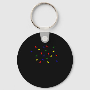 It's Fine I'm Fine Christmas Lights Teacher Xmas  Keychain