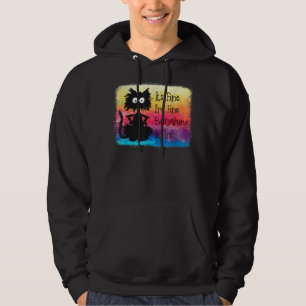 Its Fine Im Fine Everything Is Fine Funny Black Ca Hoodie