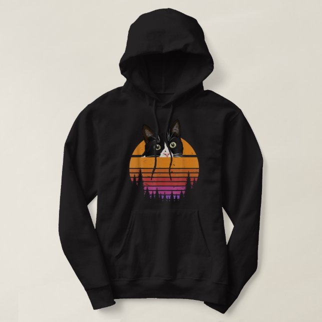 It's Fine I'm Fine Everything Is Fine Funny Black  Hoodie (Design Front)