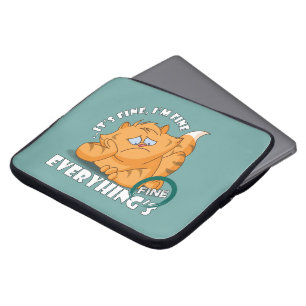 It's fine I'm fine Everything's fine   15" Laptop Sleeve