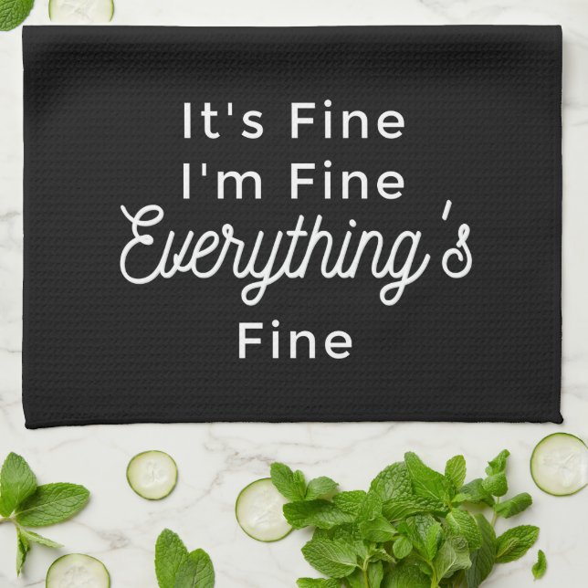 It's Fine Kitchen Towel (Folded)