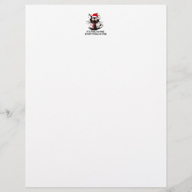 It's Fine! Letterhead (Front)