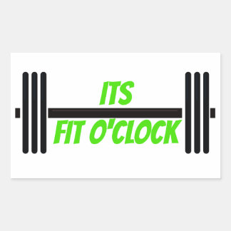 Its Fit O'clock Bodybuilding Barbell Sticker