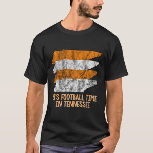 Its Football Time Tennessee State Orange White T-Shirt