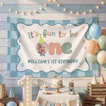 It's Fun To Be One Boy Birthday