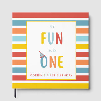 It's Fun To Be One Colorful Birthday Guest Book