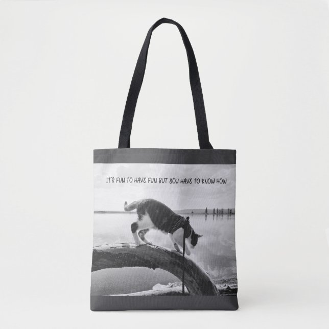 It's fun to have fun tote bag (Front)