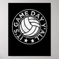 It's Game Day Y'all Funny Volleyball Player Vball