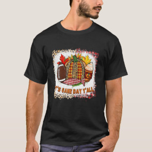 Its Game Day Y'all Retro Football Season Fall Autu T-Shirt