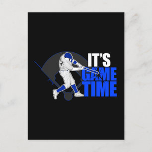 It's Game Time - Baseball  Postcard