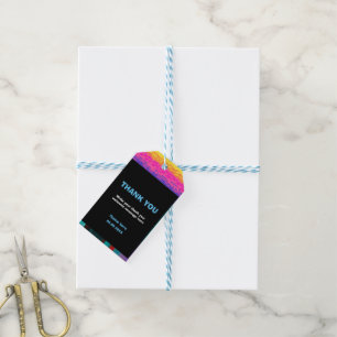 Its Game Time Kids Pixelated Gaming Birthday  Gift Tags
