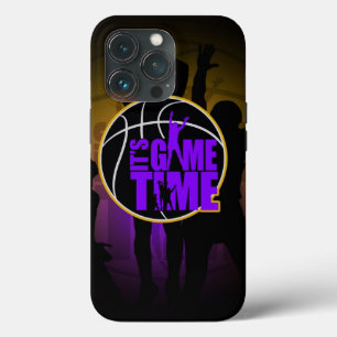 It's Game Time - Purple & Gold iPhone 13 Pro Case