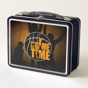It's Game Time - Yellow   Metal Lunch Box