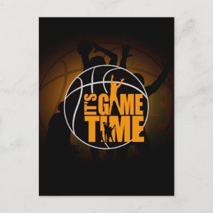 It's Game Time - Yellow Postcard
