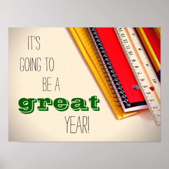 It's Going To Be a GREAT Year Poster for Educators (Front)