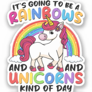 It's Going To Be A Rainbows And Unicorns Kind Cute