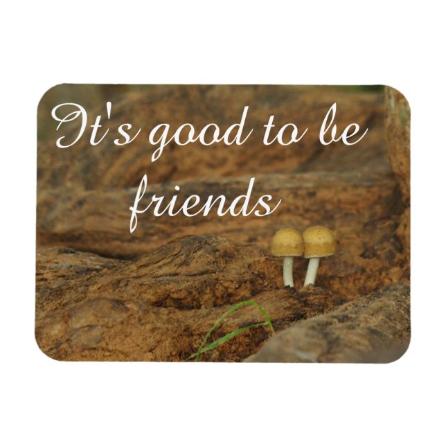 It's good to be friends magnet (Horizontal)