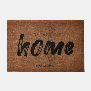 It's good to be home doormat