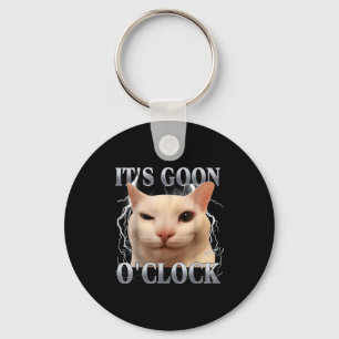 It's Goon O'clock Funny Cat Meme Men Women Humor S Keychain