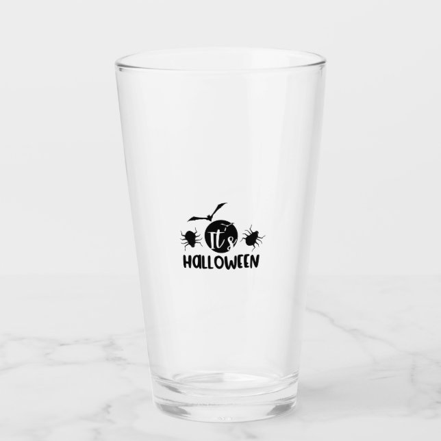 It's Halloween Glass (Front)