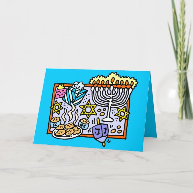 It's Hanukkah! Holiday Card (Front)