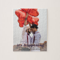 It's Happening | Fun Photo Save the Date Puzzle