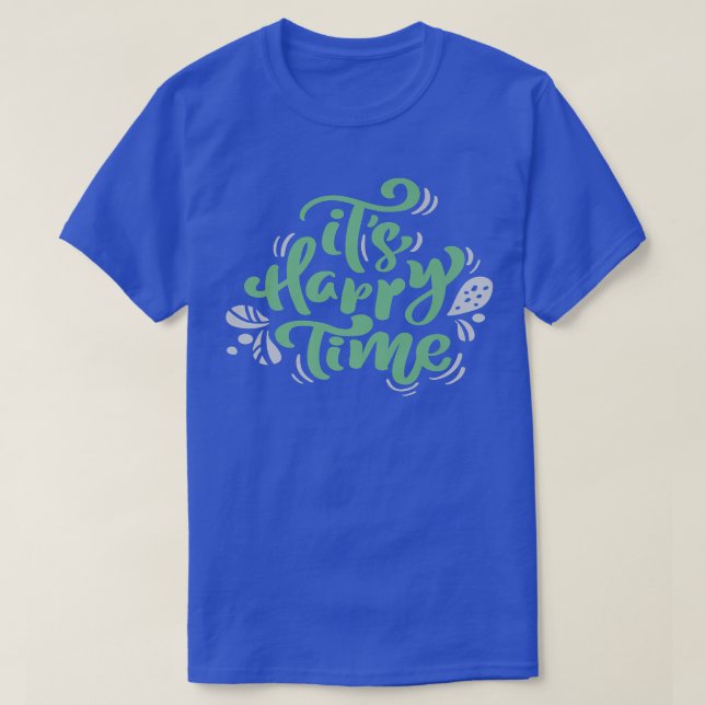 It's Happy Time Christmas, Be Joyful cute Xmas Hol T-Shirt (Design Front)