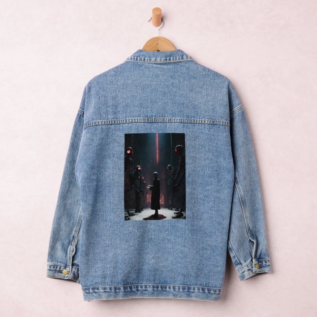 Its heavy denim jacket  (Hangar)