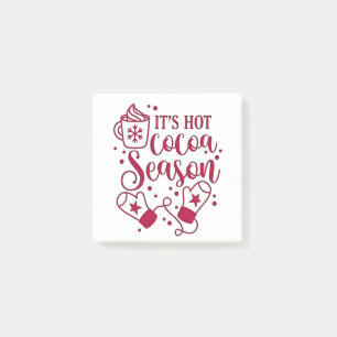 It's Hot Chocolate Season Cacoa Christmas  Post-it Notes