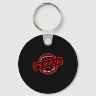 It's I'm The Favorite Son In Law Mens Fathers Day  Keychain