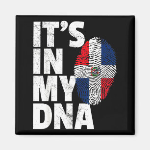 It's In Dna Dominican Republic Flag Christmas Magnet