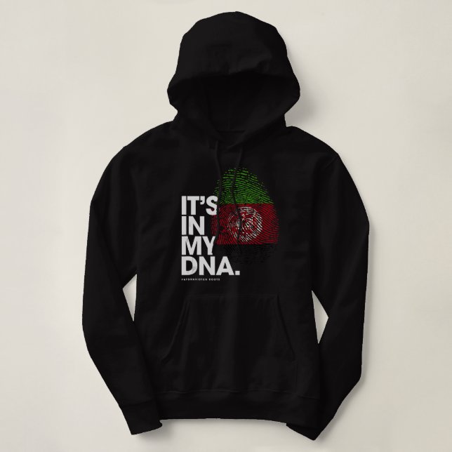 IT'S IN MY DNA Afghanistan Flag Shirt Afghan Roots (Design Front)