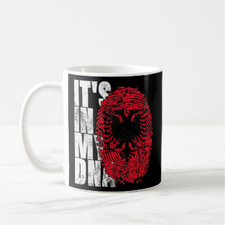 It's In My DNA Albania Graphic for Men Women Coffee Mug