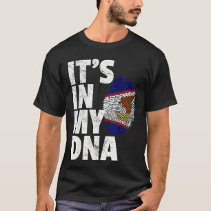 Its in My DNA American Samoa Flag Samoan Pride Roo T-Shirt