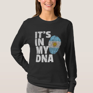Its In My Dna Argentina Flag Pride National Countr T-Shirt