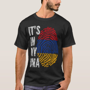 IT'S IN MY DNA Armenia Flag Men Women Kids T-Shirt