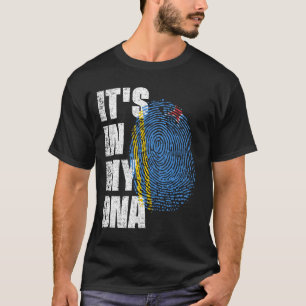 IT'S IN MY DNA Aruba Flag T-Shirt