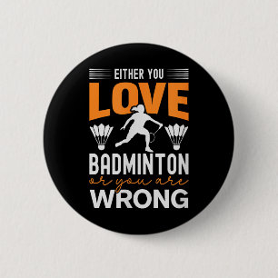 Its In My Dna Badminton Shuttle Racket Badminton P 2 Inch Round Button