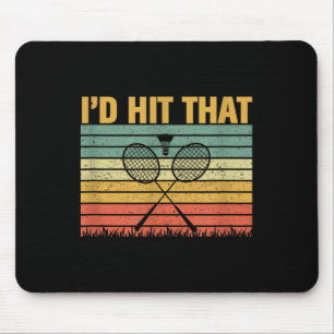 Its In My Dna Badminton Shuttle Racket Badminton P Mouse Pad