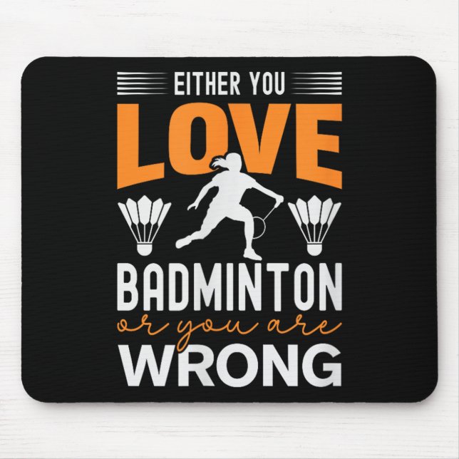 Its In My Dna Badminton Shuttle Racket Badminton P Mouse Pad (Front)