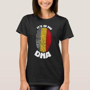 It's In My Dna Belgium Flag Belgian Country T-Shirt