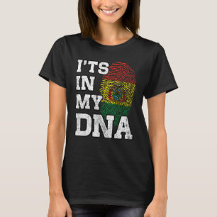 It's In My DNA Bolivian Fingerprint Proud Bolivia T-Shirt