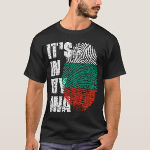 IT'S IN MY DNA Bulgaria Flag Boy Girl Gift T-Shirt