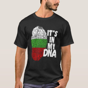 It's In My Dna Bulgarian fingerprint Costume Bulga T-Shirt